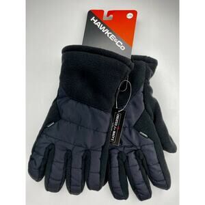 NWT Men’s Hawke & Co. Mid Weight Field Gloves Black Size Large / Extra Large $44